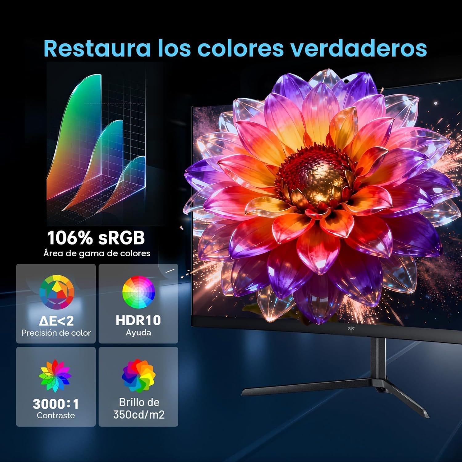 Monitor Curvo KTC-H24S17P 24 pulgadas, 240Hz - Imagen 2