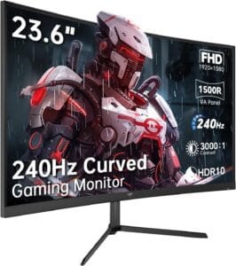 Monitor Curvo KTC-H24S17P  24 pulgadas, 240Hz