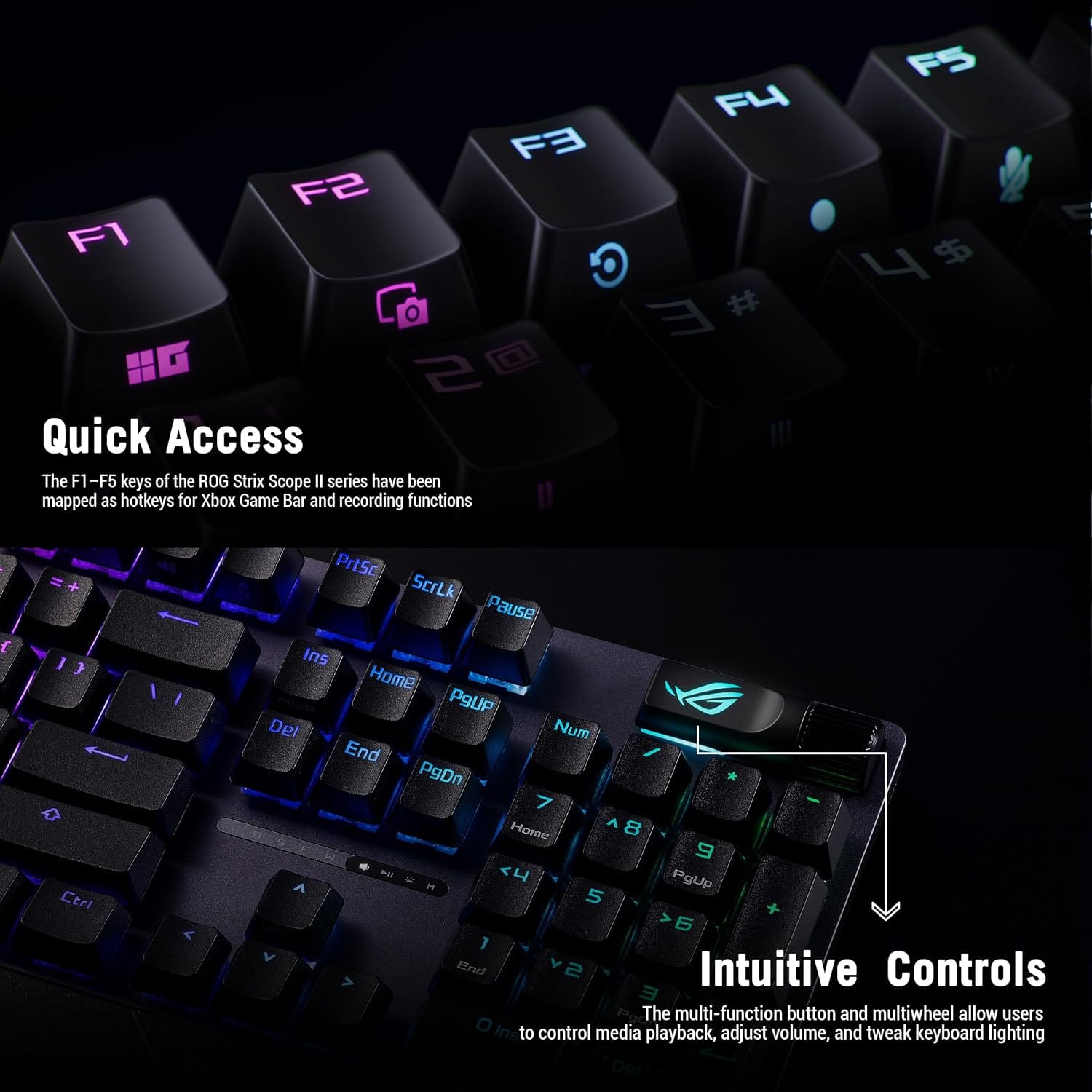 Teclado Mecánico- ASUS ROG Strix Scope II X - Imagen 4