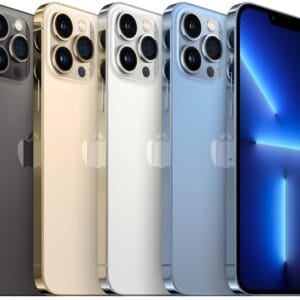 iPhone 13, 256GB de almacenamiento.